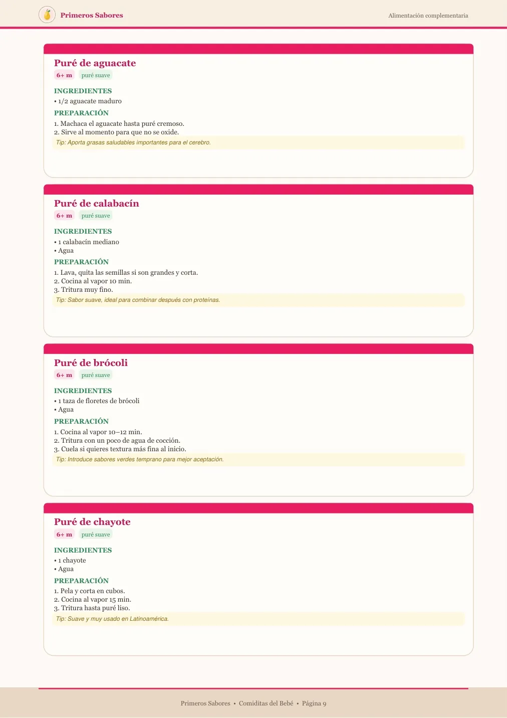 Más recetas del guía